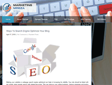 Tablet Screenshot of marketingmreza.com